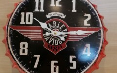 Pendule Harley Davidson métal Ø 35 cm