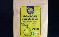 Bonbons cuir de fruit poire
