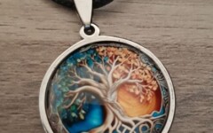 COLLIERS CABOCHON - ARBRE DE VIE N°1