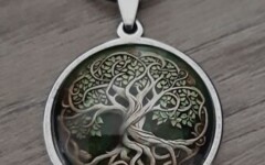 COLLIERS CABOCHON - ARBRE DE VIE N°4