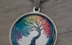 COLLIERS CABOCHON - ARBRE DE VIE 7 CHAKRAS