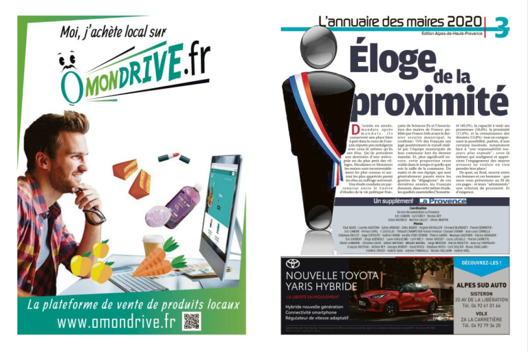 pub OMD annuaire des maires La Provence